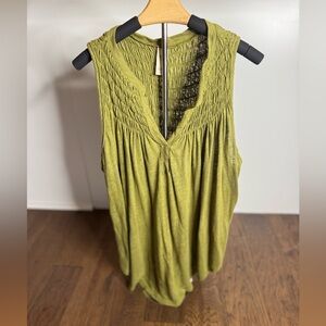 We The Free Olive Green Tank Top